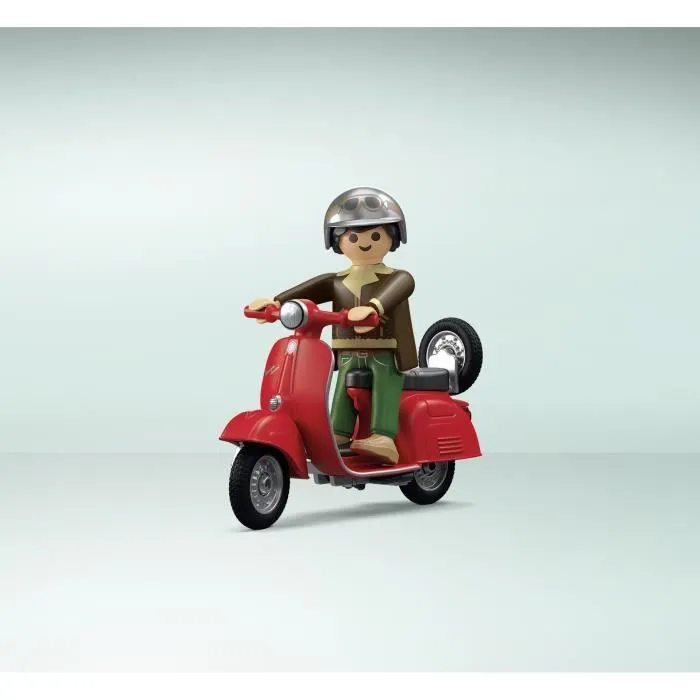 PLAYMOBIL 71620 Vespa Garage, Style rétro, années 60, 88 pièces, Adulte, Classic cars-3