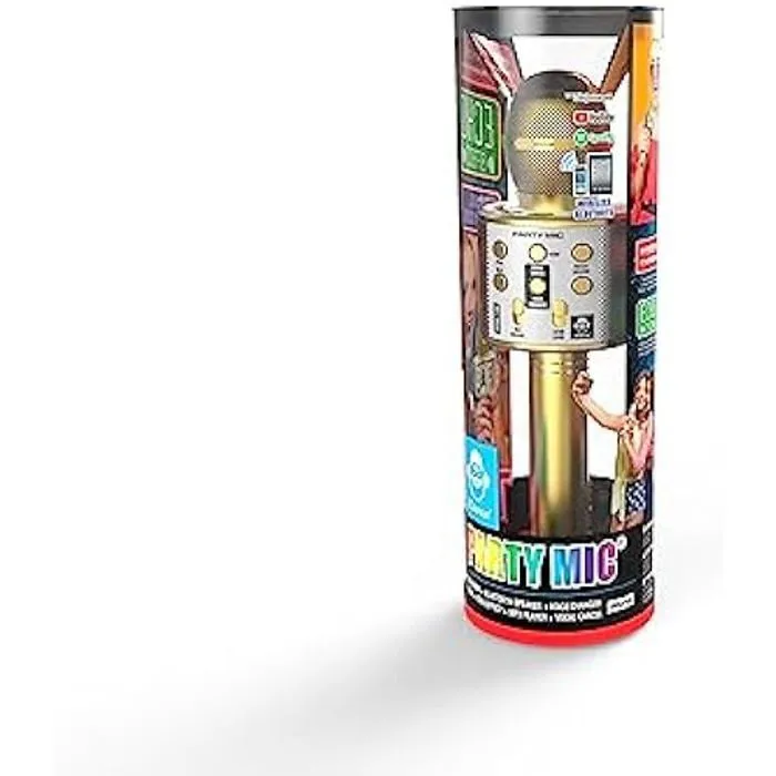 Microphone karaoké Bluetooth 7 en 1 - CEFA TOYS - Avec interprétation vocale et distorsion vocale-0