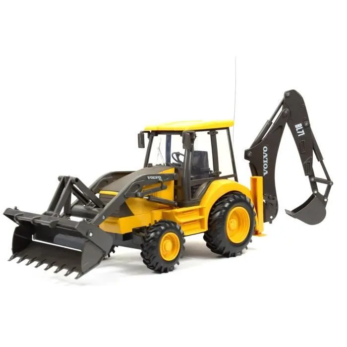 NEWRAY Engin Travaux Publics VOLVO Tractopelle Miniature - Radiocommandé - 1/18° - 48,5 cm-1