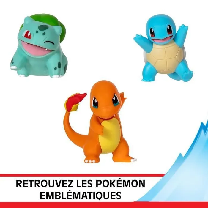 Pack 8 Figurines Pokémon - BANDAI - JW3063 - Multicolore - Battle Pokémon-3