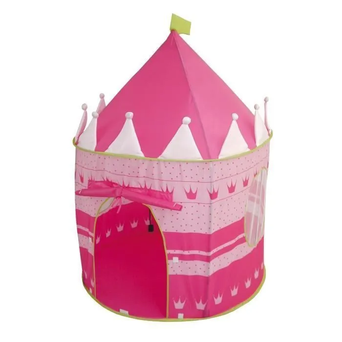 Tente de Jeu "Château de Princesse" ROBA pour Enfants - Rose -  À Partir de 3 Ans-0