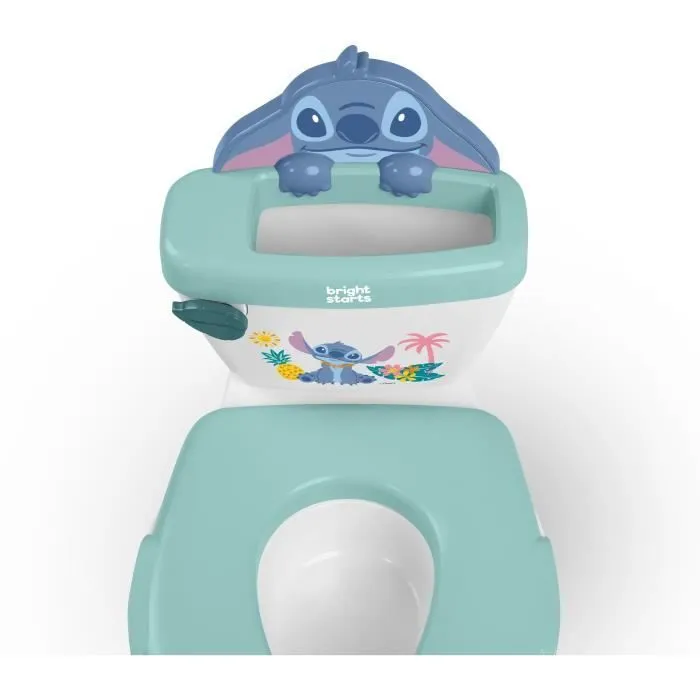 DISNEY BABY - STITCH - Mini toilette avec réducteur de lunette de toilette inclus, 2 en 1, Pot amovible facile à nettoyer-4