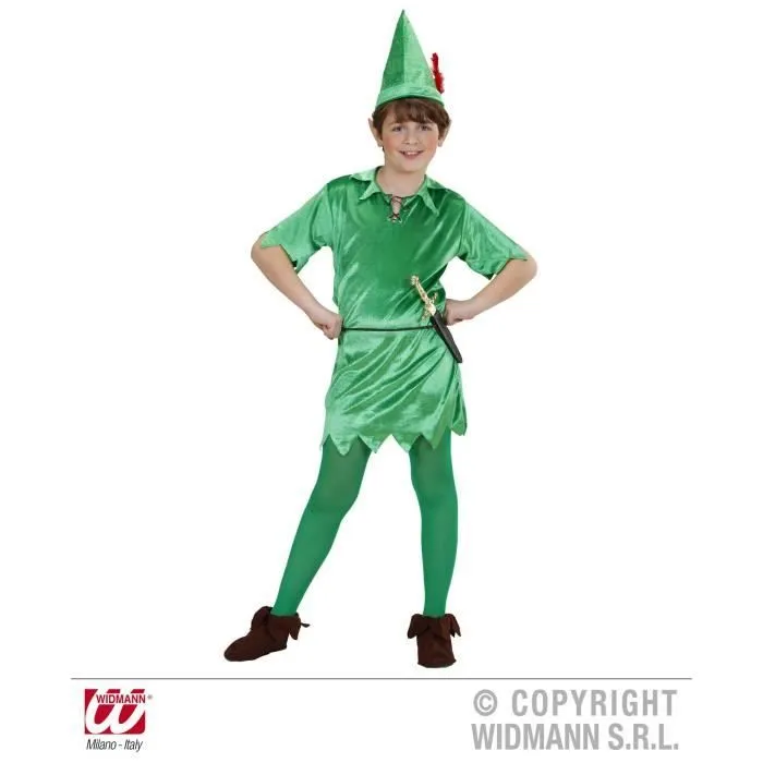 Déguisement peter pan enfant 8-10 ans-0