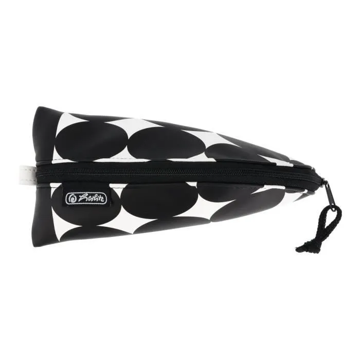 Trousse à crayons - HERLITZ - 50039173 - Coton - Cuir bycast - Noir, Blanc-3