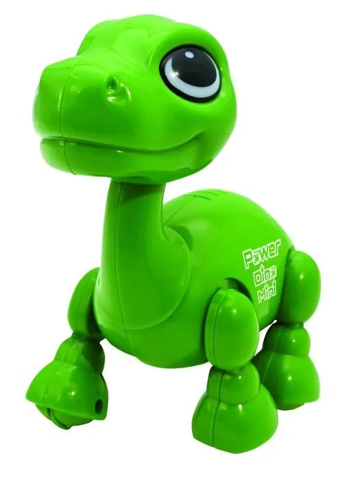 Power Puppy Mini - Robot dinosaure avec effets lumineux et sonores, contrôle par claquement de main, répétition-1