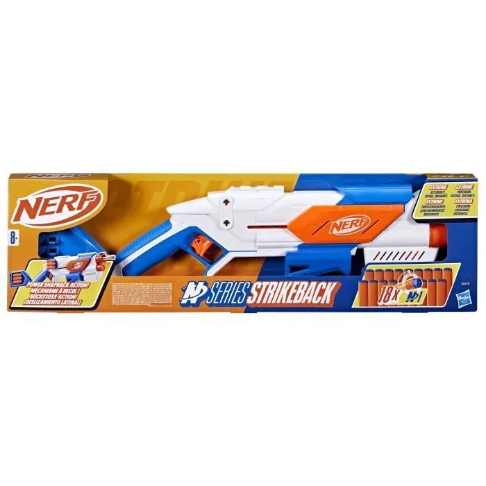 Nerf NSeries blaster Strikeback à fléchette, 18 fléchettes, à partir de 8 ans-7