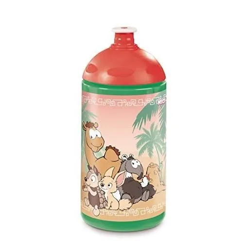 Bouteille - NICI - Wild Friends - 500 ml - Vert - Enfant - Pratique-0