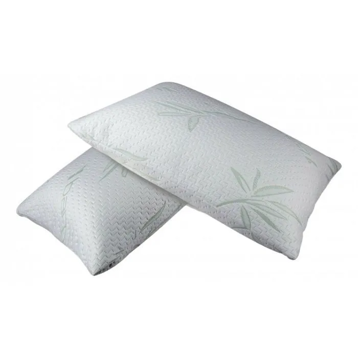 Lot de 2 protège oreiller "Bambou" imperméable 65 x 65 cm-0
