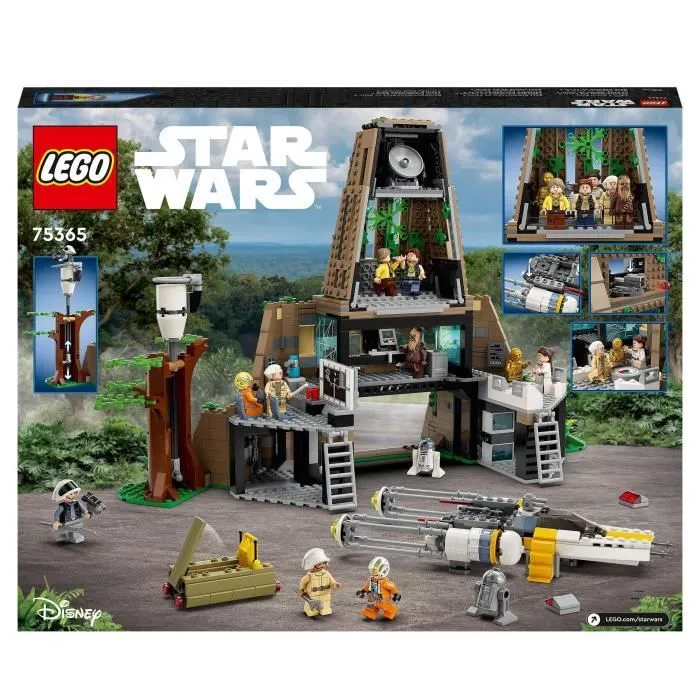 LEGO® Star Wars 75365 La Base Rebelle de Yavin 4, Jouet avec 10 Minifigurines dont Luke Skywalker, la Princesse Leia-5