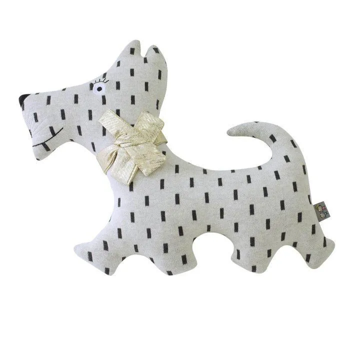 Peluche Chien Scotty - SEVIRA KIDS - Beige - Bébé - 36 cm x 42 cm-0
