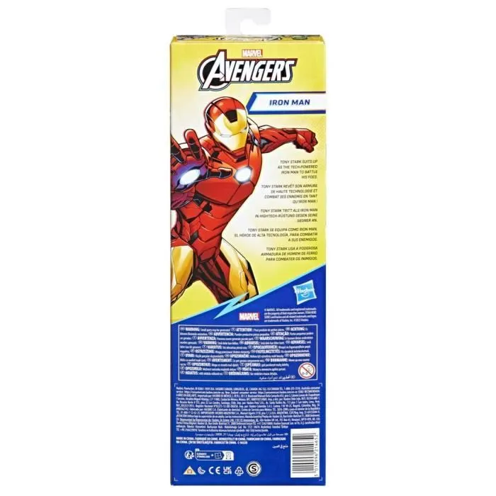 Figurine Iron Man 30 cm, jouet Avengers Titan Hero Series pour enfants à partir de 4 ans, Marvel-4