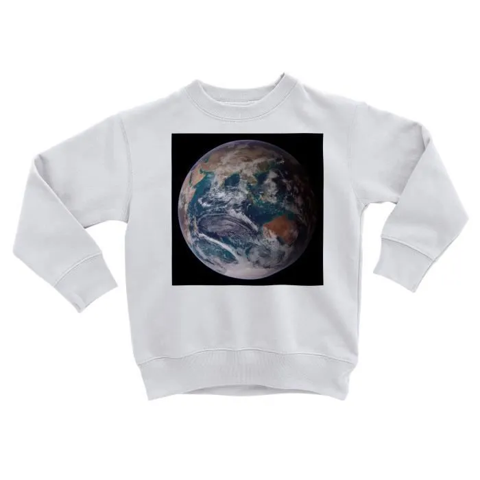 Sweatshirt Enfant Terre Photo Satellite Planete Asie Australie Vue De L'Espace-0