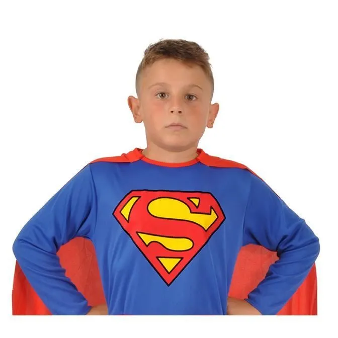 Déguisement Superman - CIAO - Taille 3-4 ans - Costume officiel - Cape avec symbole - Idéal pour Carnaval-2