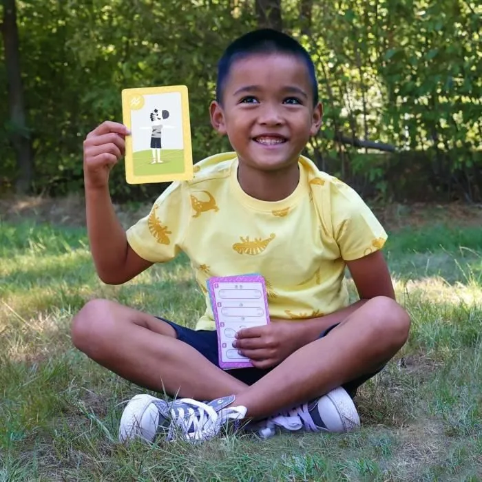 Jeu de cartes Jump! Animals - Sauts à l'élastique pour enfants de 3 ans et plus - SES CREATIVE-4