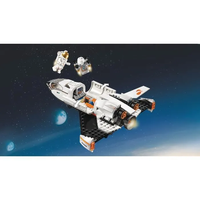 LEGO® City 60226 La navette spatiale, Jeu de Construction de Vaisseaux Spatiaux, Jouet Espace pour Enfants avec Astronautes-2