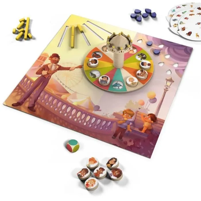 MONSIEUR CARROUSEL - Jeu de société - Coopératif - Dès 4 ans - LOKI - 51572-1