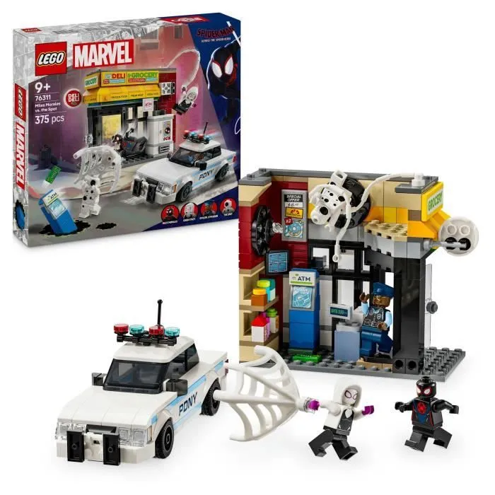 LEGO Marvel 76311 Spider-Verse : Miles Morales contre La Tache - Jeu pour garçon dès 9 ans-0
