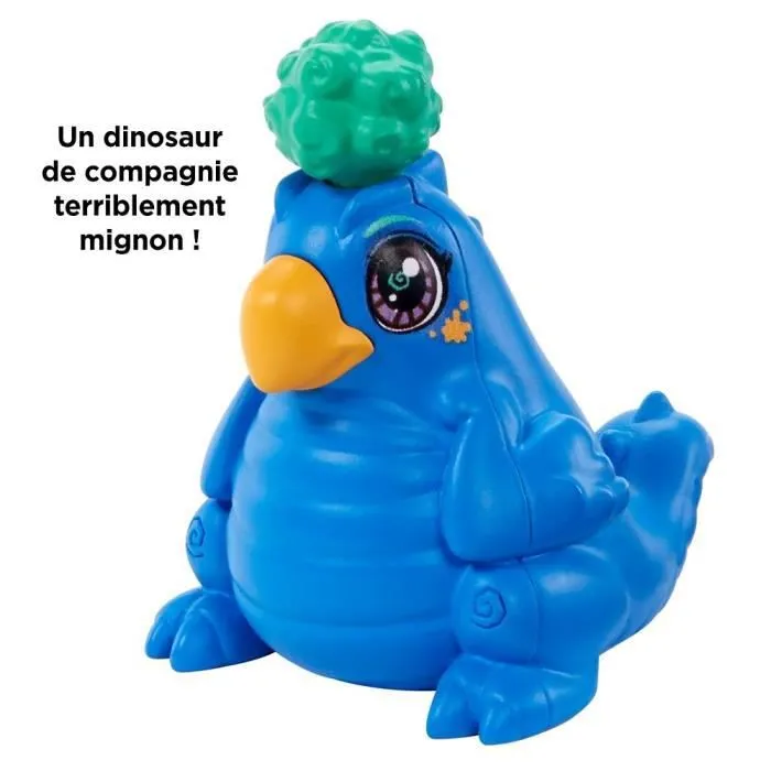 Cave Club - Poupée Slate 20 cm avec accessoires et son animal de compagnie préhistorique Taggy-3