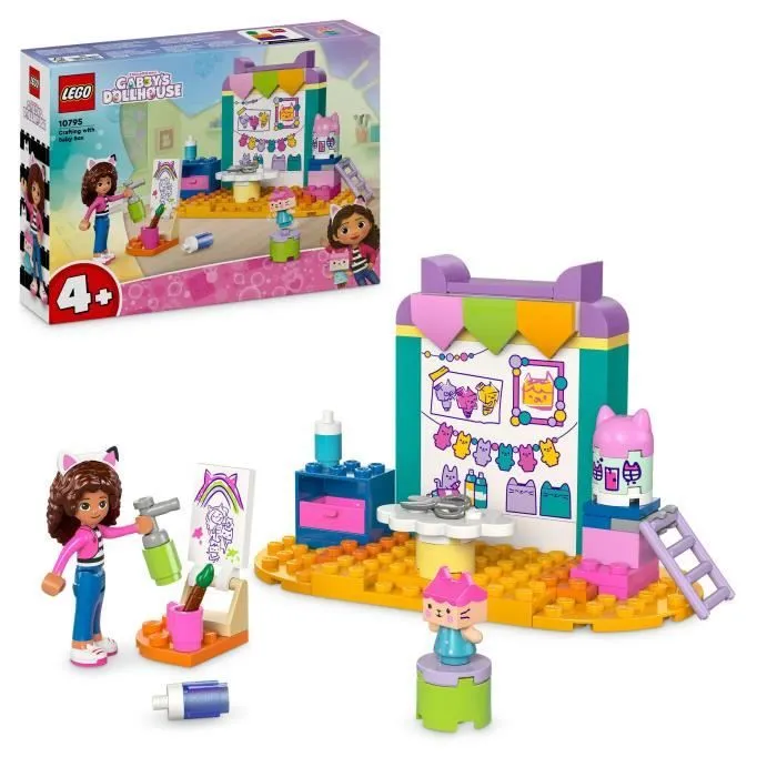 LEGO® Gabby et la maison magique 10795 Bricolage avec Bébé Boîte, Jeu de rôle pour enfants-0