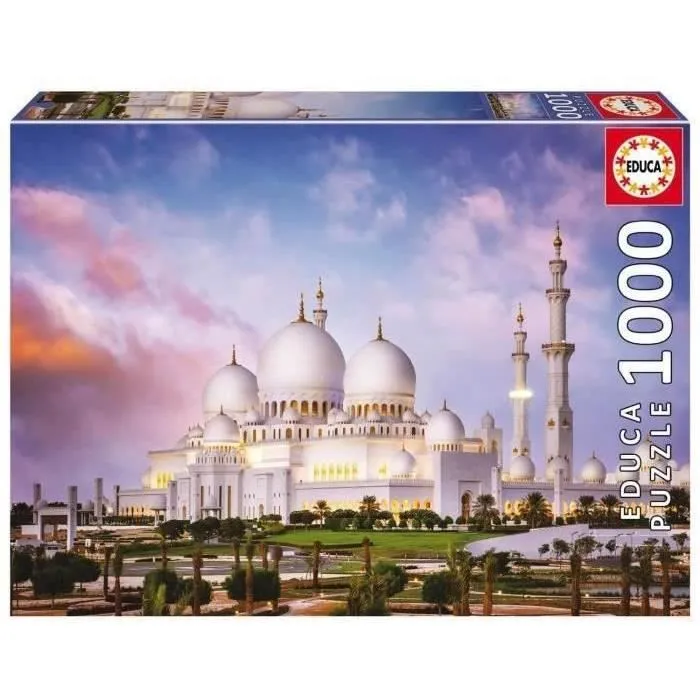 Puzzle - EDUCA - Grande Mosquee Cheikh Zayed - 1000 pièces-2