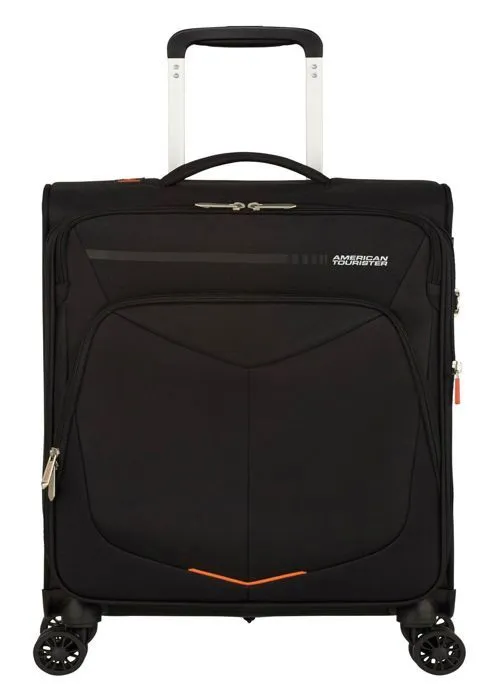 Valise - American Tourister - Summerfunk Spinner 55 - Noir - Semi-rigide - 4 Roulettes 360°-0
