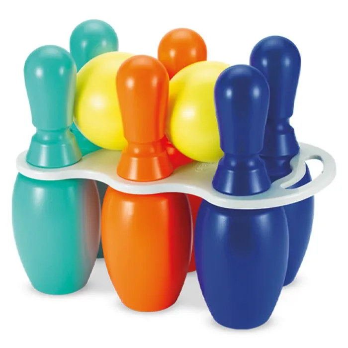 Jeu de quilles Bowling 30 cm - ECOIFFIER - Pour bébé dès 18 mois - Intérieur - Fabrication française-0