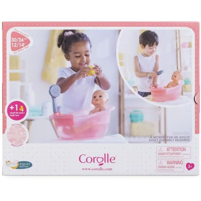 Accessoire poupon - COROLLE - Baignoire pour poupon 30 et 36cm - Dès 3 ans-3
