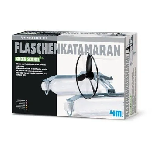 Catamaran à propulsion par eau - 4M - Green Science - Pour enfant de 8 ans et plus - Blanc-0