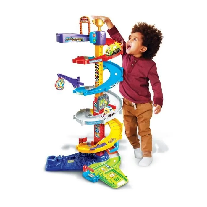 VTECH - Tut Tut Bolides - Méga Circuit Spirales 2 en 1 (+ Titouan, Fou du Volant)-1