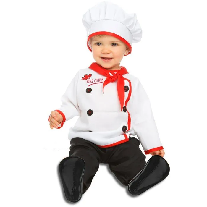 Déguisement Cuisinier Bébé- Taille 7-12 mois-0