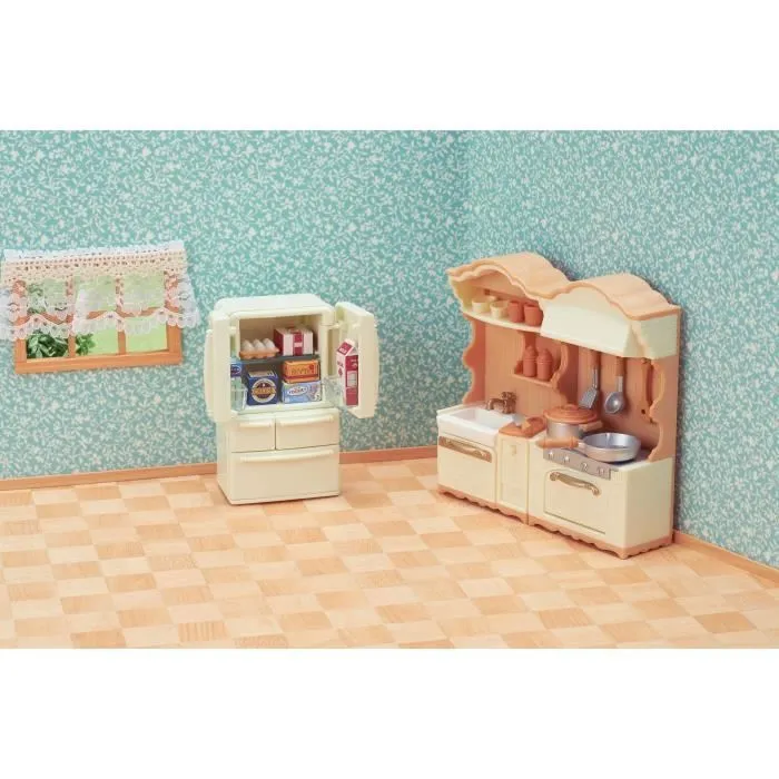 Figurines miniatures - SYLVANIAN FAMILIES - 5341 - La cuisine aménagée-4