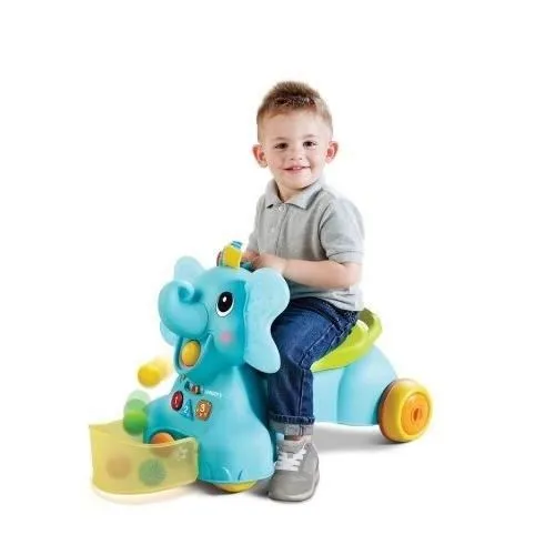 Porteur Licorne 3 en 1 Senso - BKIDS - Blanc/Multicolore - Evolutif - Effets sonores-4