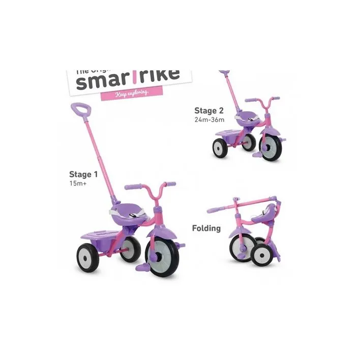 driewieler - smarTrike - Folding Fun 3-in-1 - Bleu - 9 mois - Mixte-3