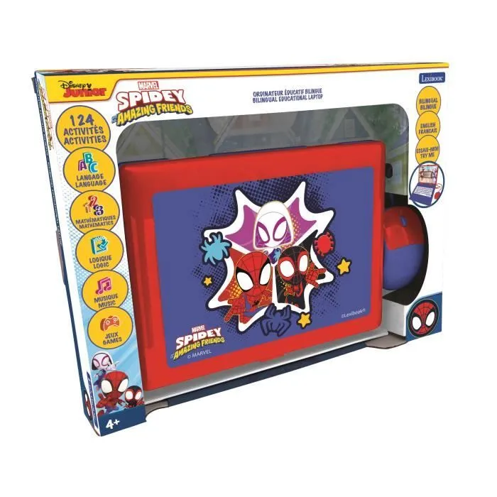 Ordinateur Educatif Bilingue Spidey - LEXIBOOK - 124 activités-2