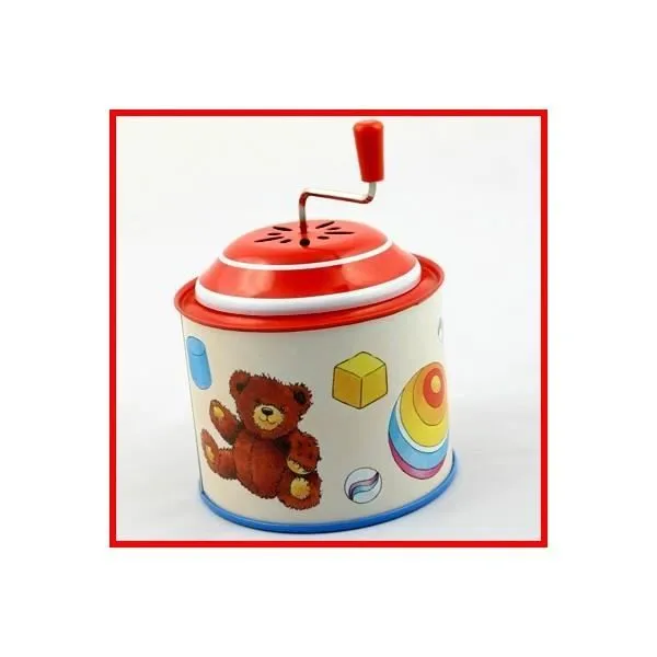 Moulin à musique - Cause - Métal - 11 cm - 7,5 cm - A partir de 2 ans-1