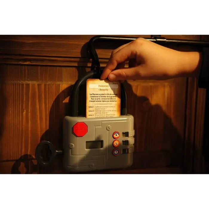 ESCAPE GAME - Jeu de société - DUJARDIN - Résolvez les énigmes pour sortir de la pièce avant la fin du temps imparti !-4