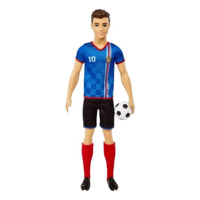 Barbie - Ken Footballeur - Poupée Mannequin - Dès 3 ans-1