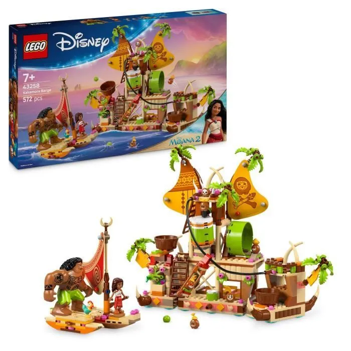 LEGO Disney Vaiana 2 43258 Le Navire des Kakamora - Jeu de Construction Fille dès 7 ans-0