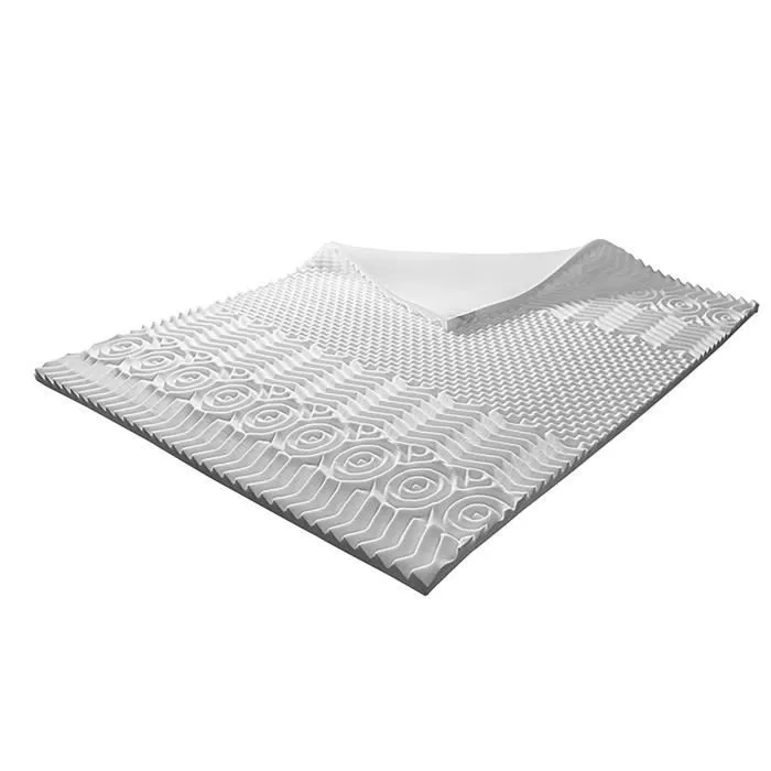 Surmatelas - Sampur - Oxford - 90x200 cm - Mémoire de Forme - Mi-ferme - 4 cm d'Épaisseur-1