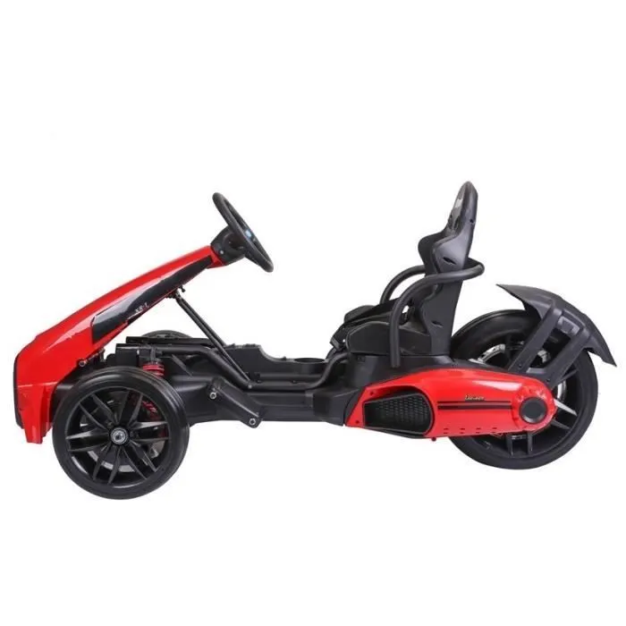 Kart électrique pour enfants - AUTREMENT - Go-Kart Rouge - 2 x 45W - Roues en caoutchouc EVA-1