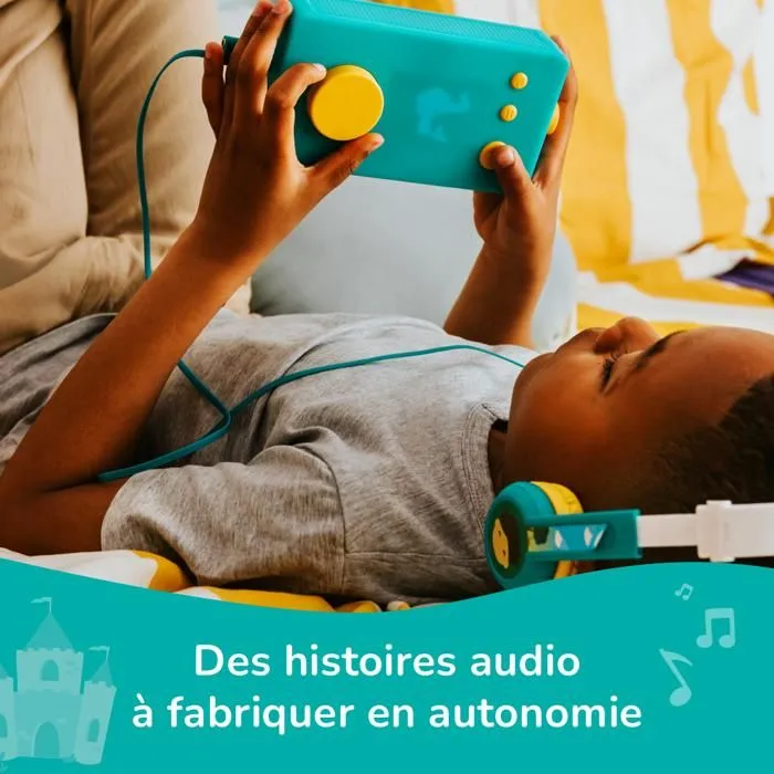 Console Educative - Ma Fabrique à Histoires Verte - Lunii - Conteuse Interactive - Inclus 24 histoires interactives 2h30 d'écoute-2