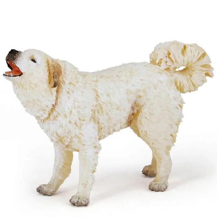 Figurine - PAPO - Patou - Chien blanc - Enfant 3 ans - Intérieur-0