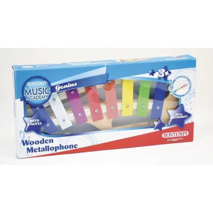 BONTEMPI Xylophone 8 notes en bois et métal-1