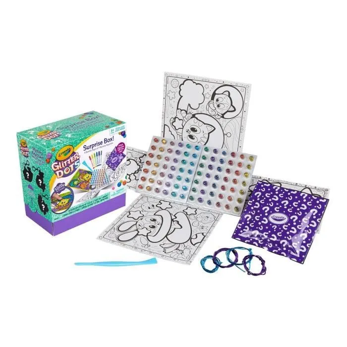 Boîte surprise Glitter Dots CRAYOLA - Pour enfant de 6 ans et plus - Multicolore-2