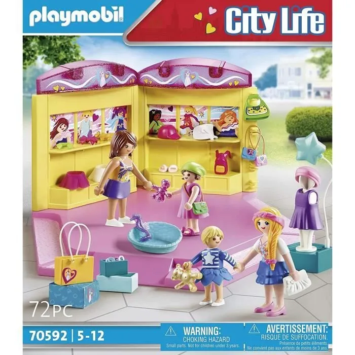 PLAYMOBIL - 70592 - Boutique de mode pour enfants-2