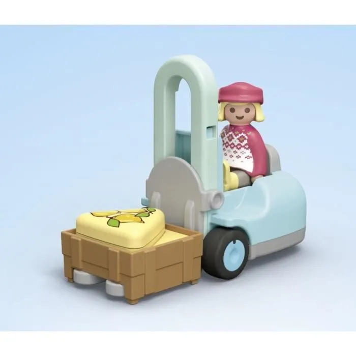 PLAYMOBIL Junior 71691 Etal fruits légumes bio, Dès 12 mois-2