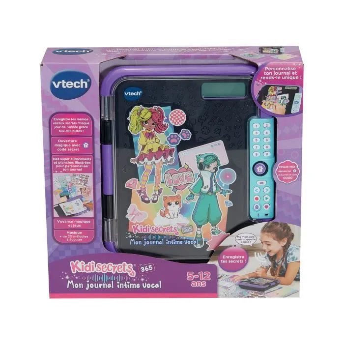 KIDISECRETS 365 - MON JOURNAL INTIME VOCAL (NOIR)-7