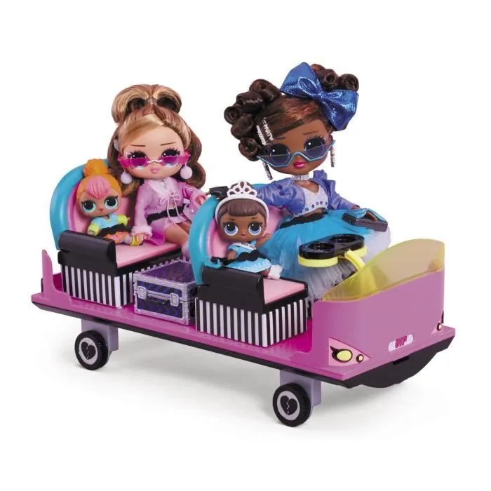 L.O.L. Surprise OMG - Avion Rouge et Blanc - Coffret de Jeux, Accessoires et Poupées pour Enfant-5