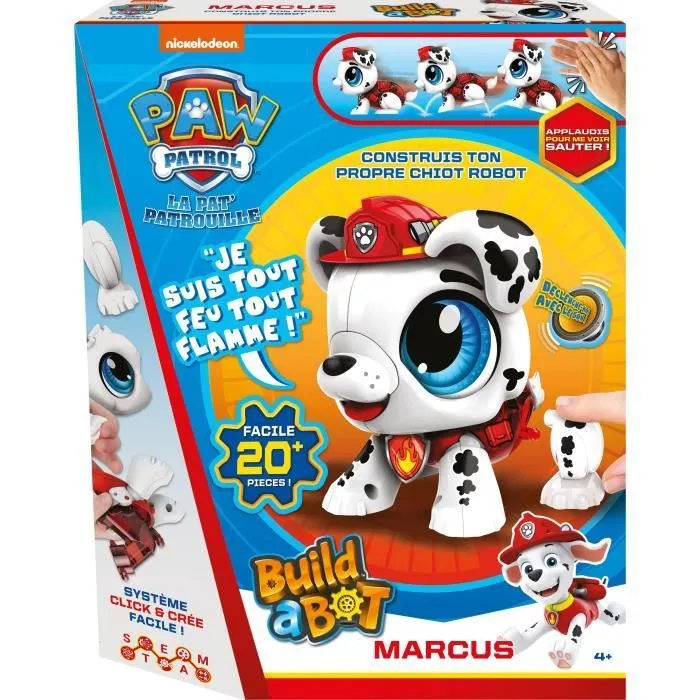 Robot Pat Patrouille Marcus - Build A Bot - GOLIATH - Mixte - 3 ans - Fonctions sonores et motrices-1