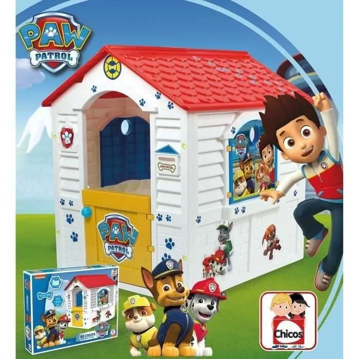 PAT'PATROUILLE Maison pour enfant en plastique - Dimensions 84 x 103 x 104 cm-2